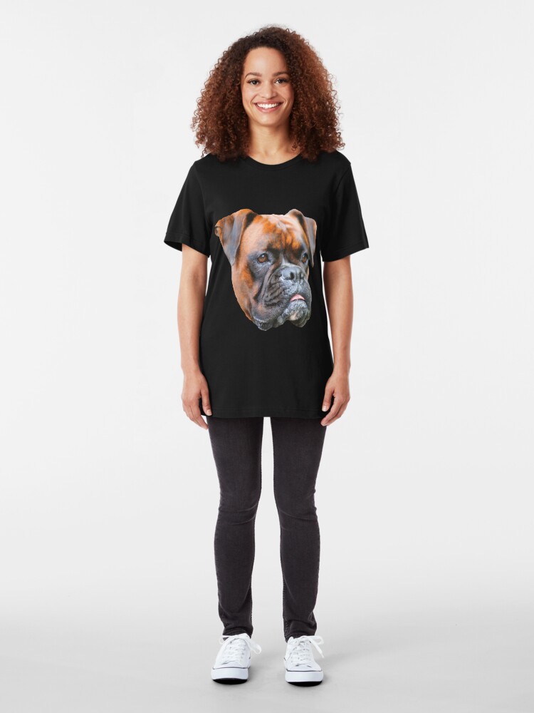 Alternate view of Germany boxer dog Slim Fit T-Shirt