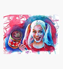 Crazy Margot Robbie Photographic Print