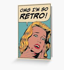 So retro Greeting Card