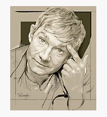 Martin Freeman Artwork Pencil Photographic Print