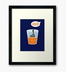 CAN I GET A LIL GOOSE IN MY OJ? Framed Print