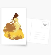 Character Inspired Silhouette Postcards