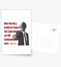 Ezekiel 25:17 Postcards