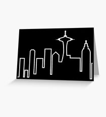 Seattle Skyline (Frasier) Greeting Card
