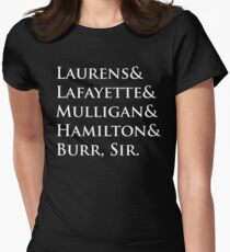 Hamilton Names Women's Fitted T-Shirt