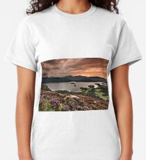 Sunset over Derwentwater from Walla Crag English Lake District Classic T-Shirt
