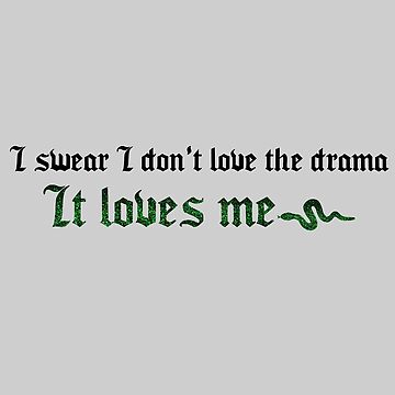 Taylor Swift Lyrics Quote Drama Love Me Vinyl Decal Wall Decal