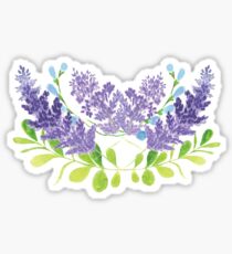 Lavender Floral Sticker