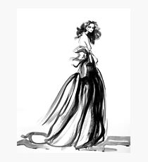 ink gown Photographic Print