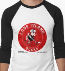 Long Island Ducks Hockey Team Men's Baseball ¾ T-Shirt