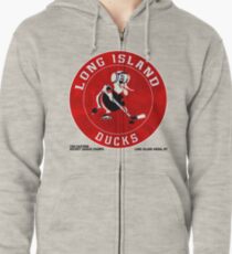 Long Island Ducks Hockey Team Zipped Hoodie
