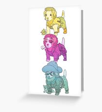 KURT RUSSELL TERRIER Greeting Card
