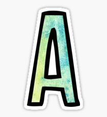 Letter A Sticker