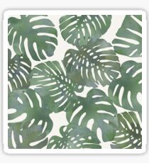 Tropical Leave pattern 1` Sticker