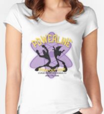 Vintage Powerline Concert Logo - A Goofy Movie Women's Fitted Scoop T-Shirt