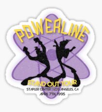 Vintage Powerline Concert Logo - A Goofy Movie Sticker