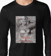 anna nicole smith guess ad gown Long Sleeve T-Shirt