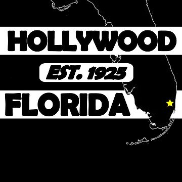 Artwork thumbnail, HOLLYWOOD, FLORIDA EST. 1925 by Mbranco