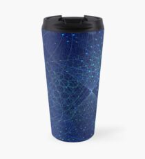 Taza de viaje Líneas de Geometría Sagrada