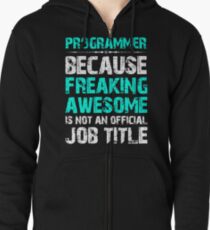 Programmer Zipped Hoodie