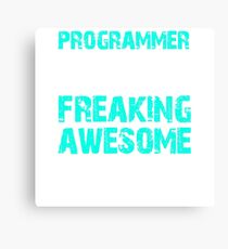 Programmer Canvas Print