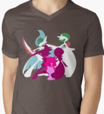 Ralts Kirlia Gardevoir Gallade Evolution Men's V-Neck T-Shirt