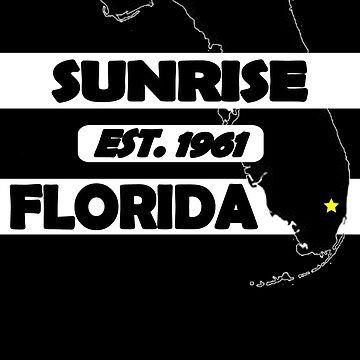 Artwork thumbnail, SUNRISE, FLORIDA EST. 1961 by Mbranco