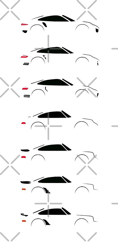 Porsche: Greeting Cards | Redbubble