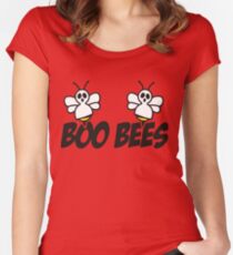 Boo Bees Fitted Scoop T-Shirt