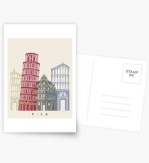 Pisa skyline poster Postcards
