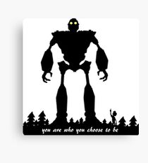 Iron Giant - Choisissez qui vous êtes Impression sur toile