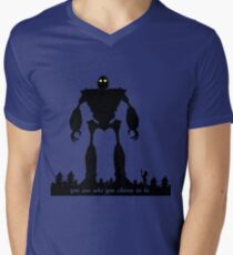 Iron Giant - Choose Who You are Men's V-Neck T-Shirt