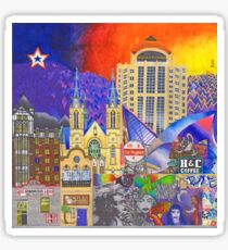 Downtown Roanoke by Brook Ludy Sticker