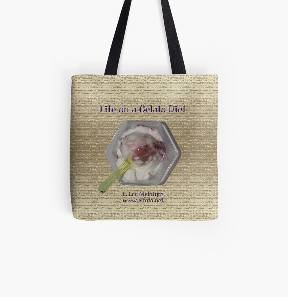 Life on a Gelato Diet All Over Print Tote Bag