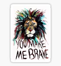 Brave Sticker