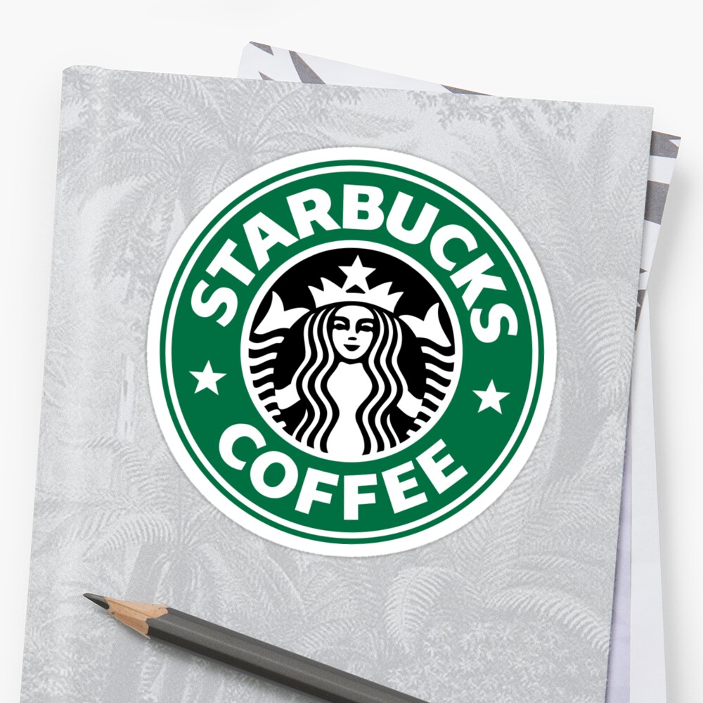 "Starbucks" Stickers by MesmericSkyline Redbubble