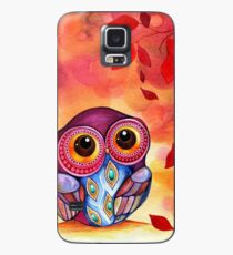 Owl's First Fall Leaf Hülle & Skin für Samsung Galaxy