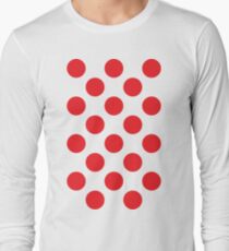 Red Polka Dot (King of the Mountains) Long Sleeve T-Shirt