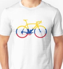 Bike Flag Colombia (Big) Slim Fit T-Shirt