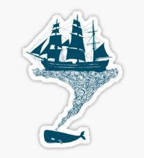 Exhaling flotsam Sticker