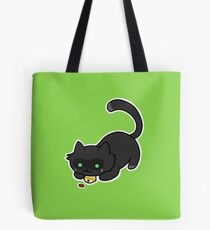 Ladybug and the cat Tote Bag