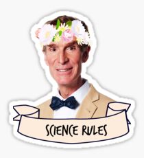 Bill Nye Science Rules Sticker