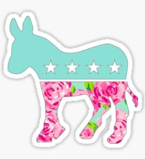 First Impressions Democrat Donkey Sticker