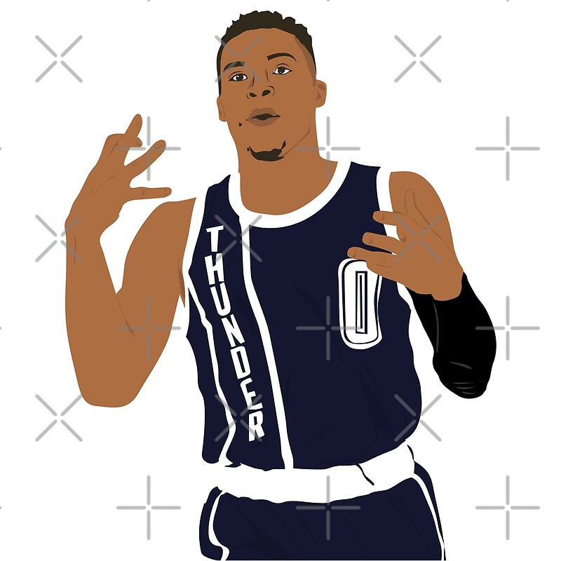 Russell Westbrook" Art Prints by karencumlat | Redbubble