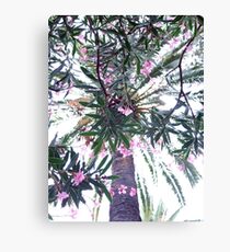 Tree and Flowers Canvas Print