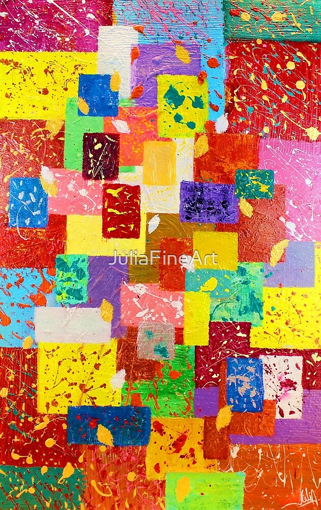 Contemporary Abstract  by JuliaFineArt