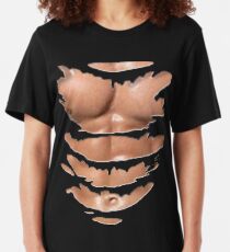 Ripped Muscle Shirt Slim Fit T-Shirt
