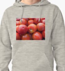 A pile of luscious bright red tomatoes Pullover Hoodie