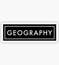 Geography Sticker