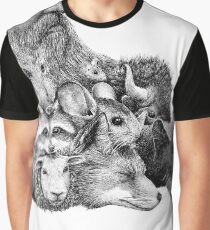 bearded furry man Graphic T-Shirt